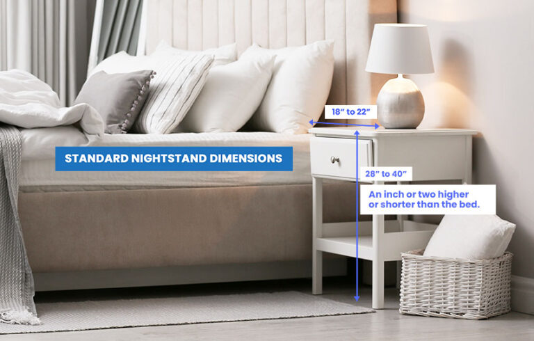 Nightstand Dimensions (Size Guide)