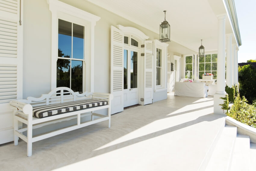 Porch bench
